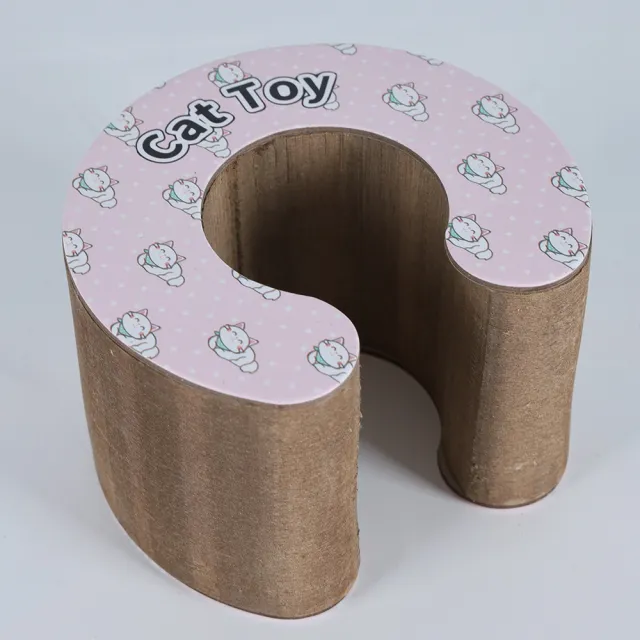 Magic Accordion Cat Scratch Board Turn Music Track Pink Semicircle - Shop at LoveMi