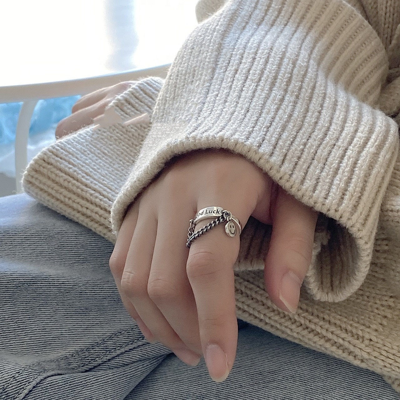 Fashion Ring Male Personality Light Luxury Niche Design