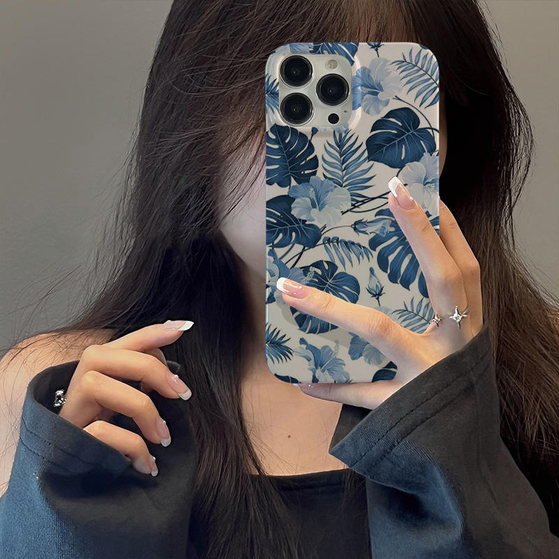 Minimalist Leaves And Flowers Phone Case Protector