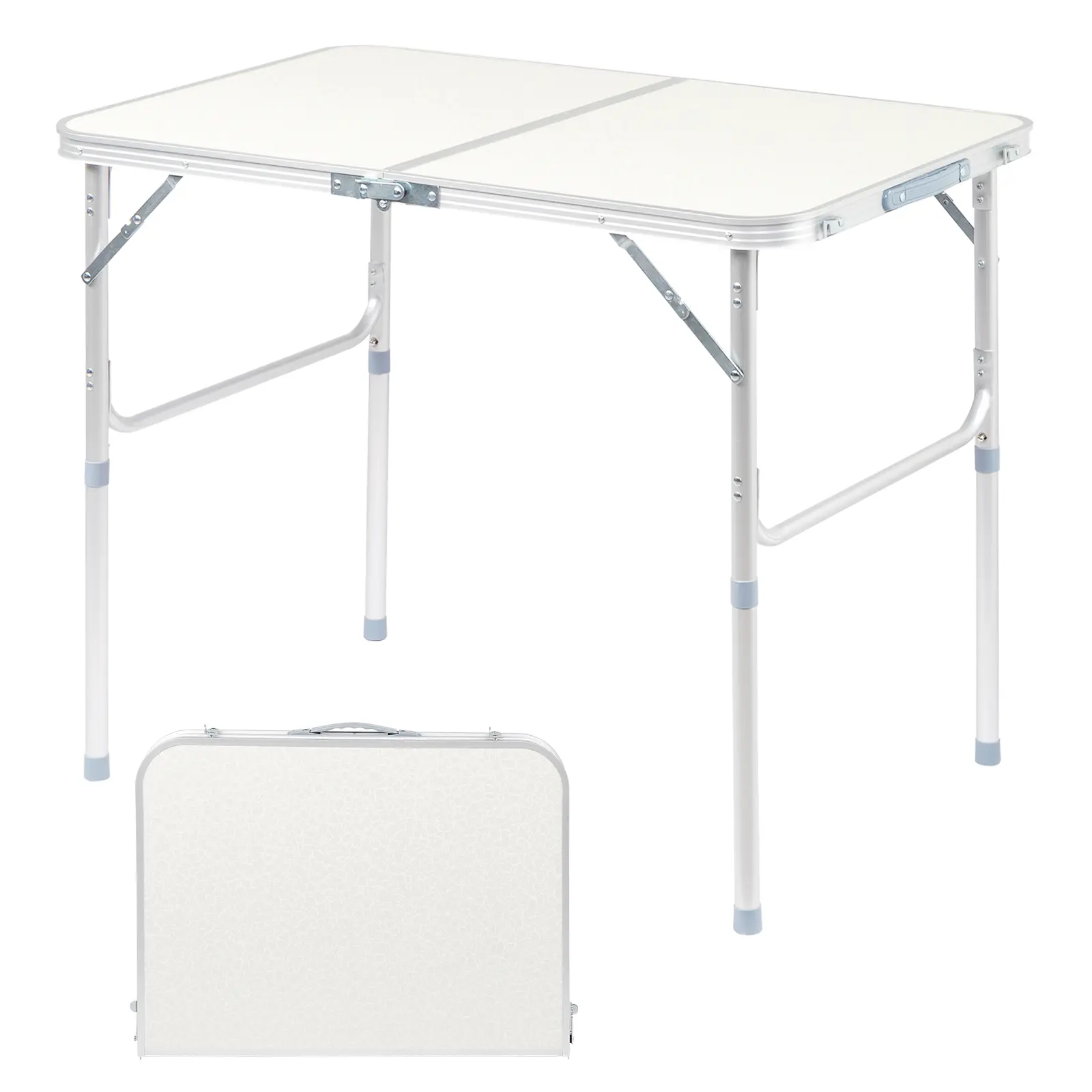 3ft Portable Aluminum Folding Table 90-60cm