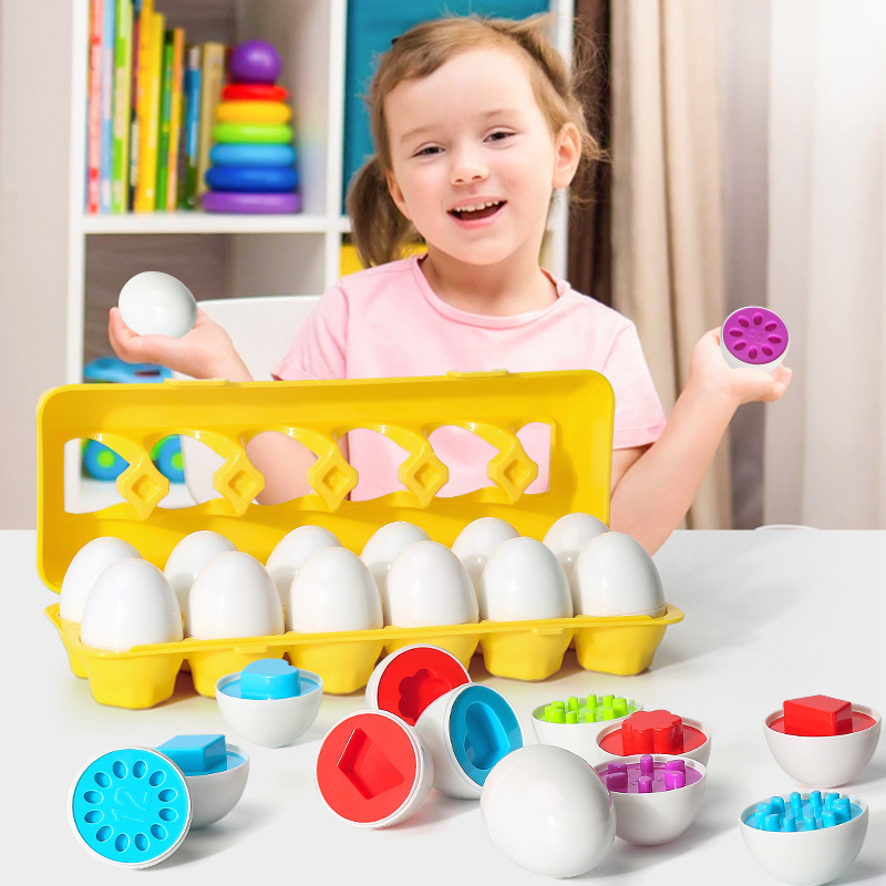 Baby Learning Educational Toy Smart Egg Toy Games Shape Matching ...