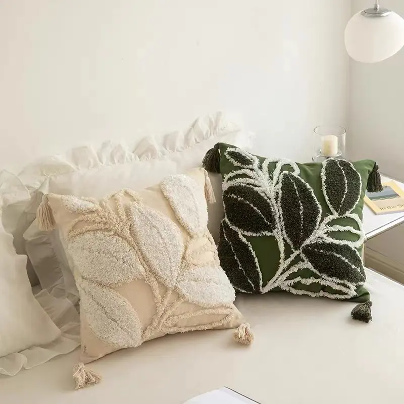 Throw Pillow Leaf Home Living Room Sofa