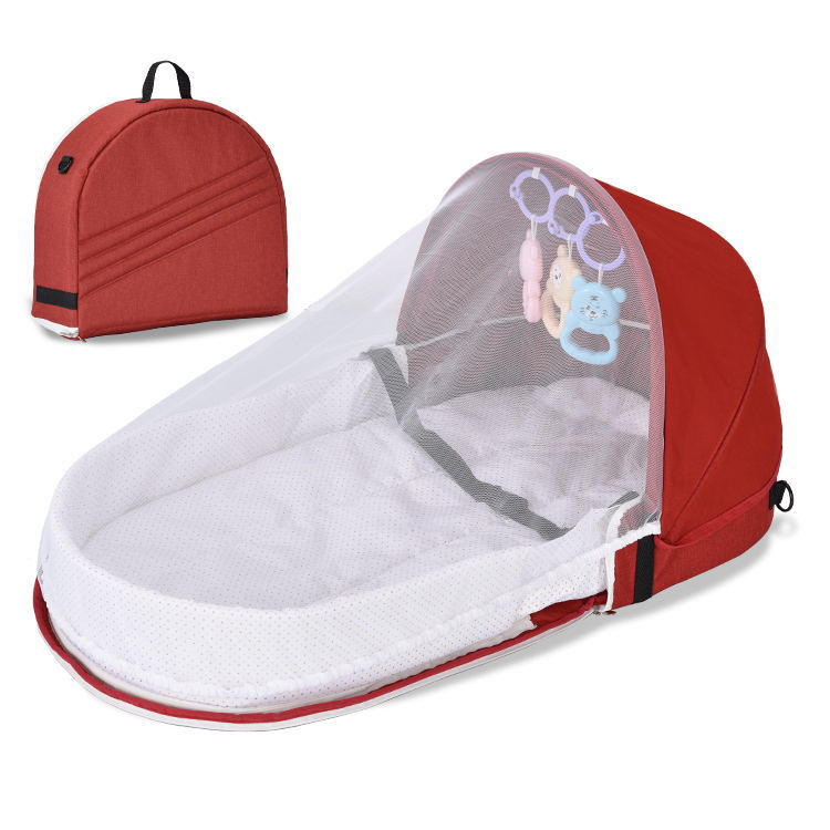 Portable Crib Nest Folding Movable Newborn Cushion Bed Anti-pressure Protection — foto 6