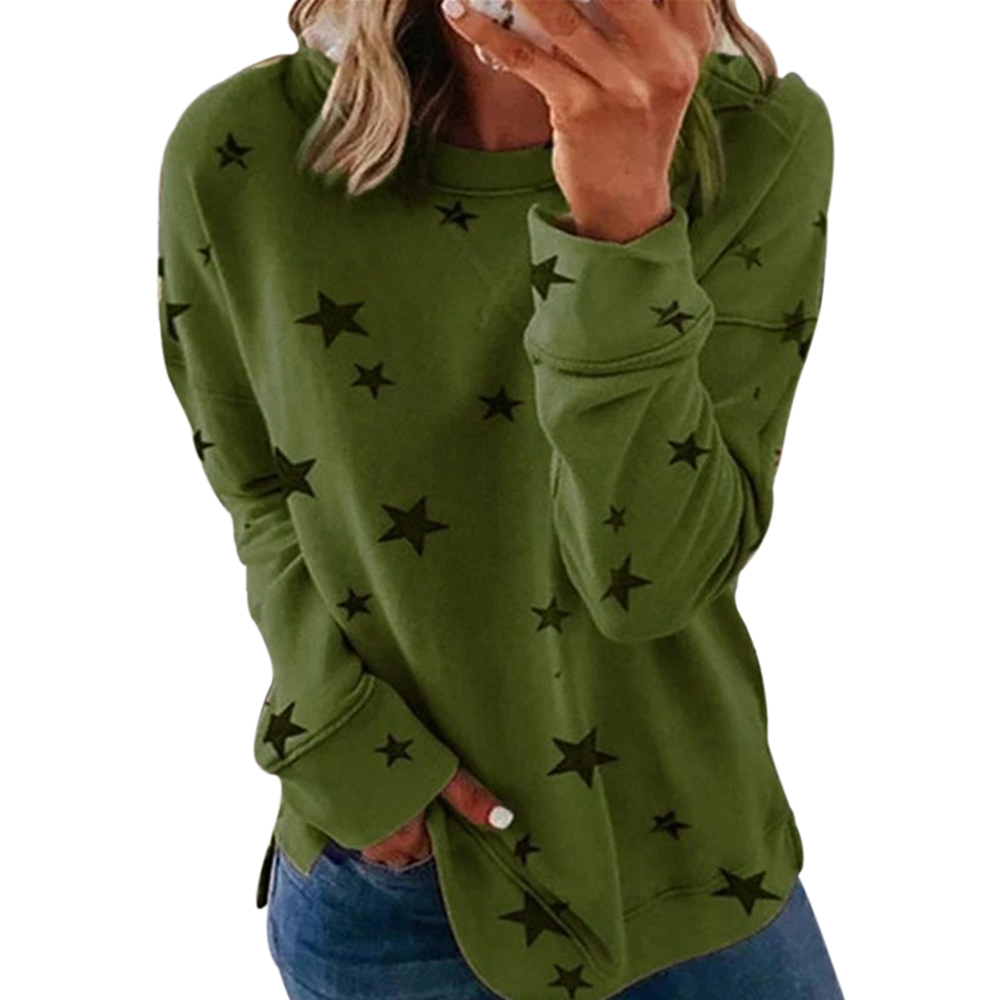 Title 13, Ladies Printed Long Sleeve Sweatshirt