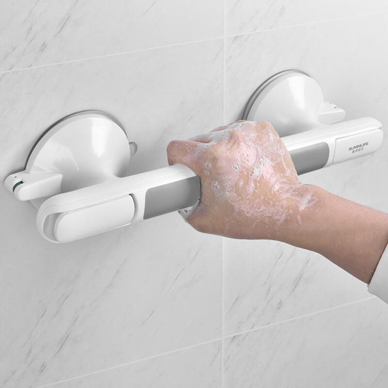 Safety Support Hand Rail Handle Bar Grip Grab Suction Bath Bathroom Shower R