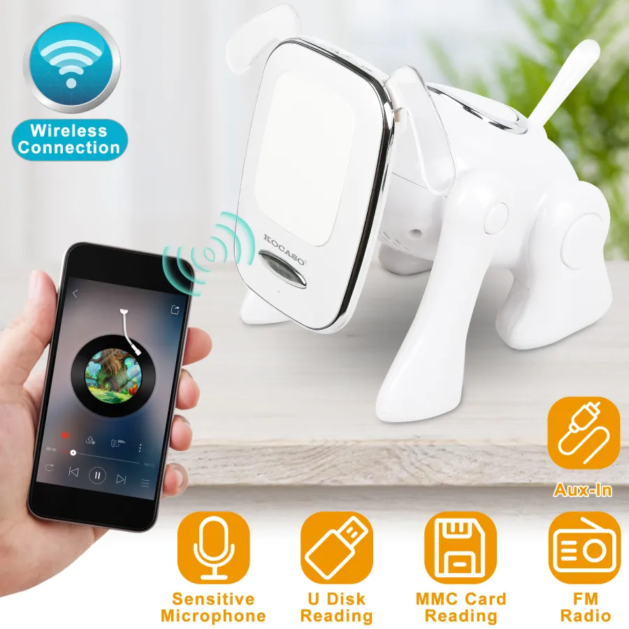 Puppy Dog Wireless Speaker Portable Mini Music Player