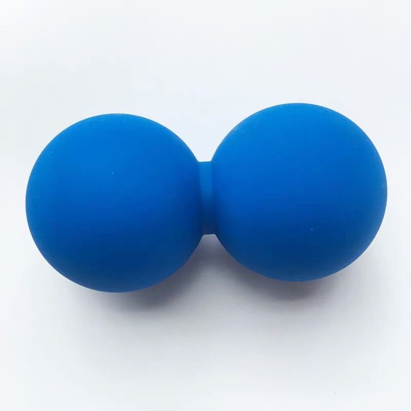 Popular Muscle Relaxing Silicone Fascia Ball, Foot Acupressure Ball, Arm Training Yoga Fitness Massage Ball, Peanut Ball - Alibaba in Blue
