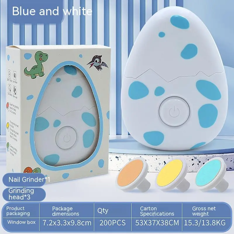 Children Electric Nail Grinder Baby Nail Trimmer Baby Nail Clippers Nail - Sky Blue 3 Front Page