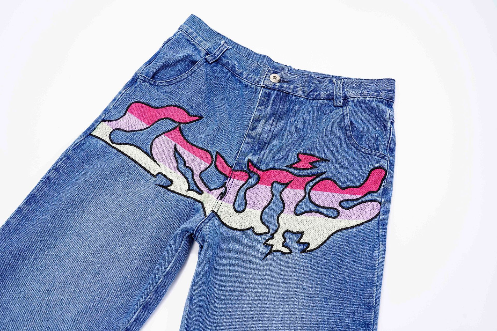 Fashion Personality New Jeans Men's Spring Trend