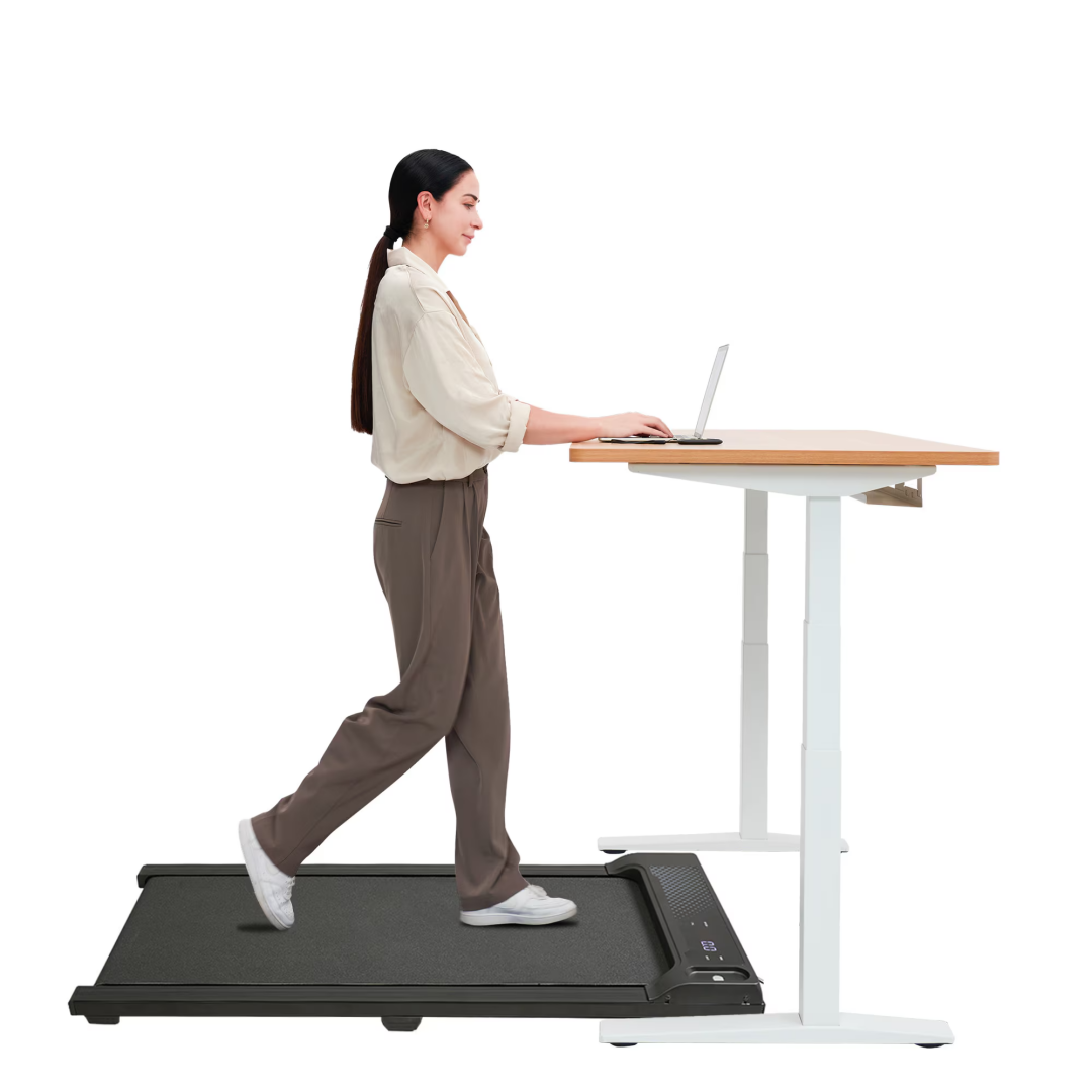 Under Desk Treadmill With Incline,Walking Pad For Home Office,Portable Walking Treadmill 1.0HP,Walking Jogging Machine With 242 Lbs Weight Capacity,LED Display,1.0-6.0km H_voghion.com