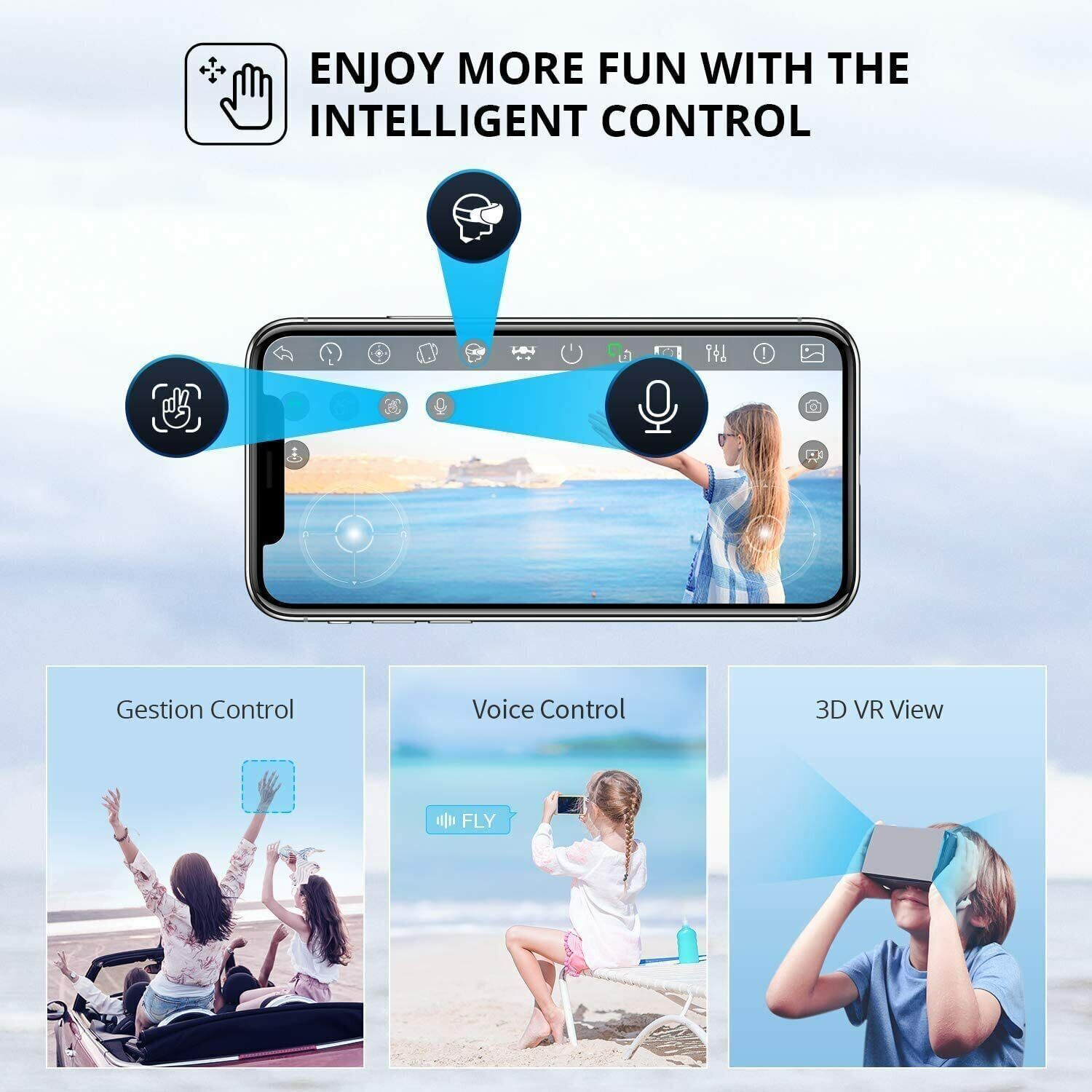 V13 RC Drone 6K HD Dual Camera WiFi FPV Foldable Quadcopter Camera Drone ,2 Battery.Logistics Is Randomly Sent By UPS,USPS,FEDEX — foto 4