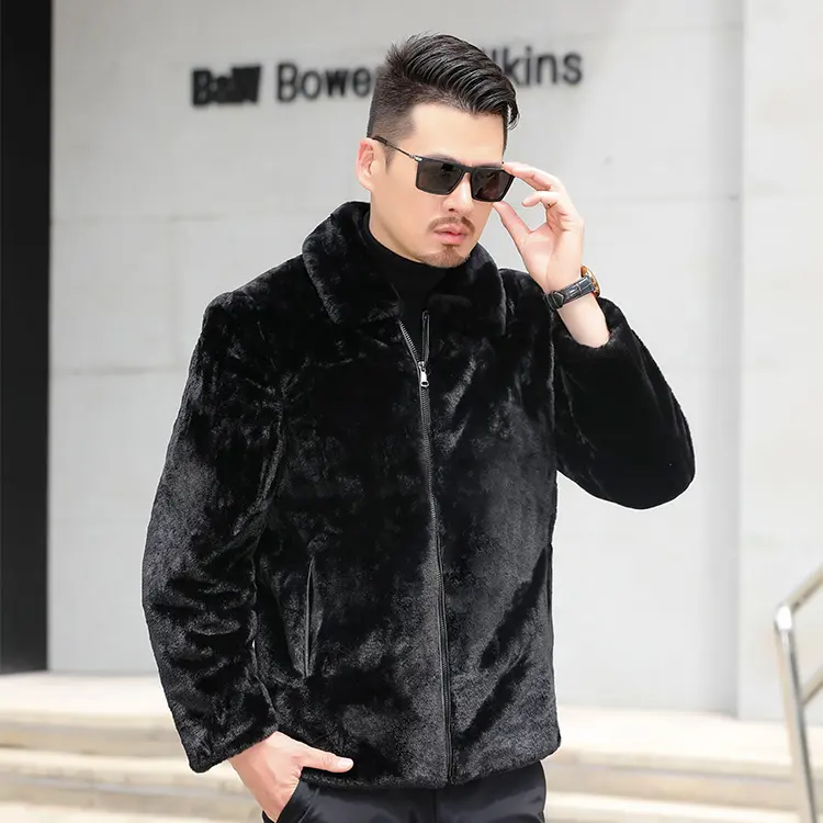 Autumn and Winter Plus Velvet Men Casual Jacket