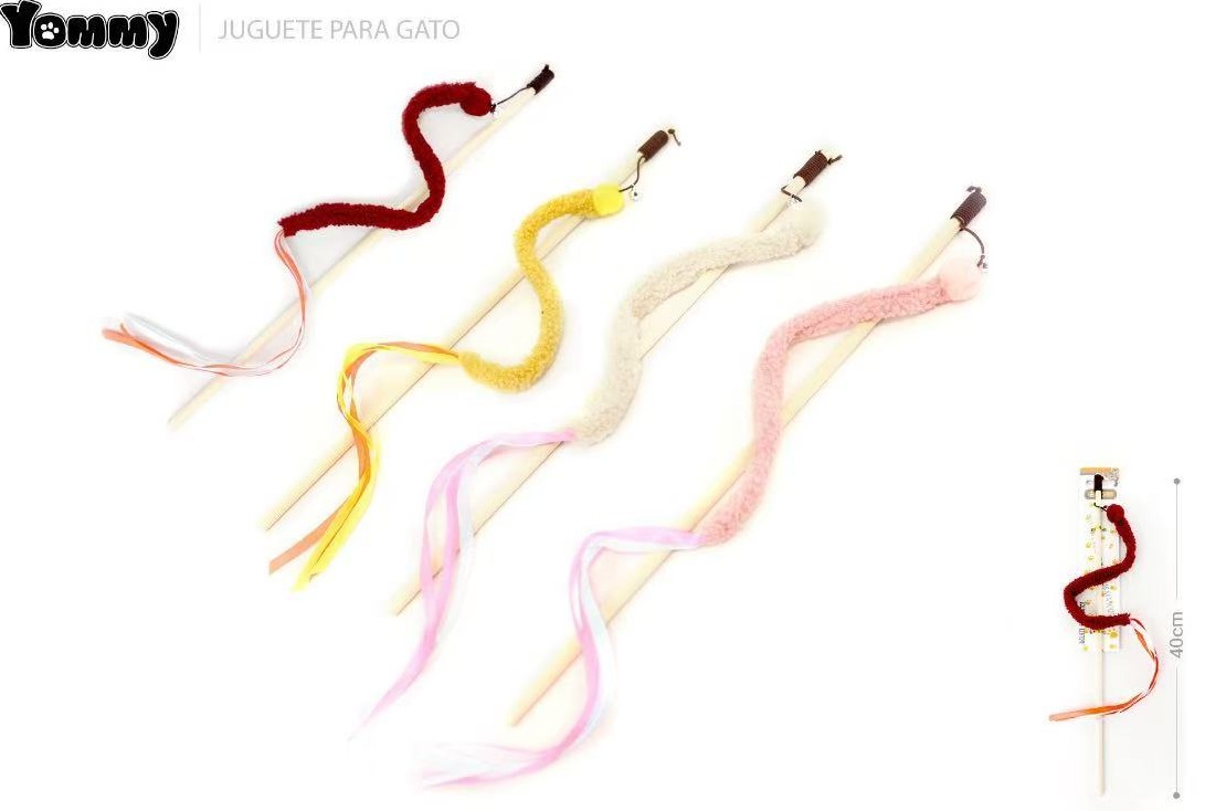 Teasing The Cat Stick Pole