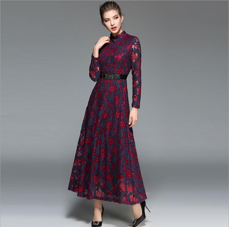 Jacquard Lace Swing Dress, picture 3 of 7
