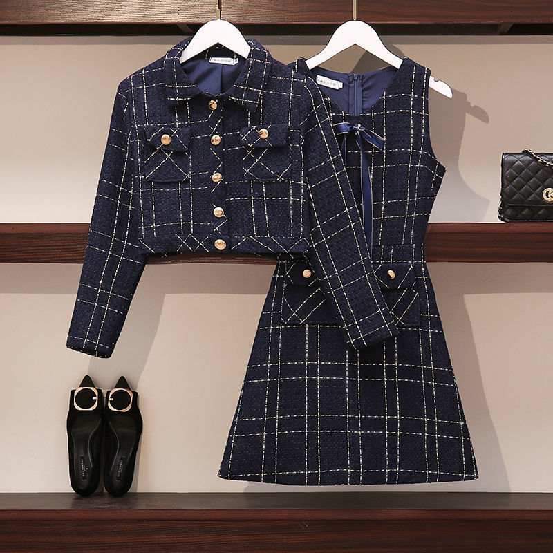 New Autumn Fat Sister Fashion Slim Suit