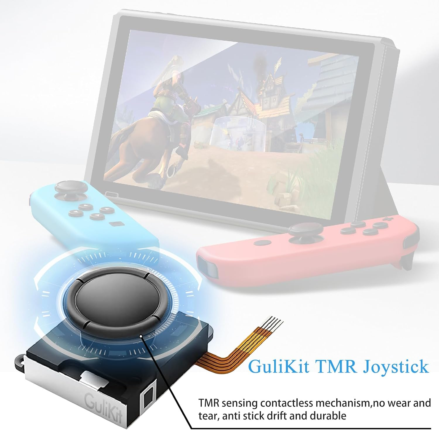 TMR Joystick Replacement For Joycon, No Drift, High