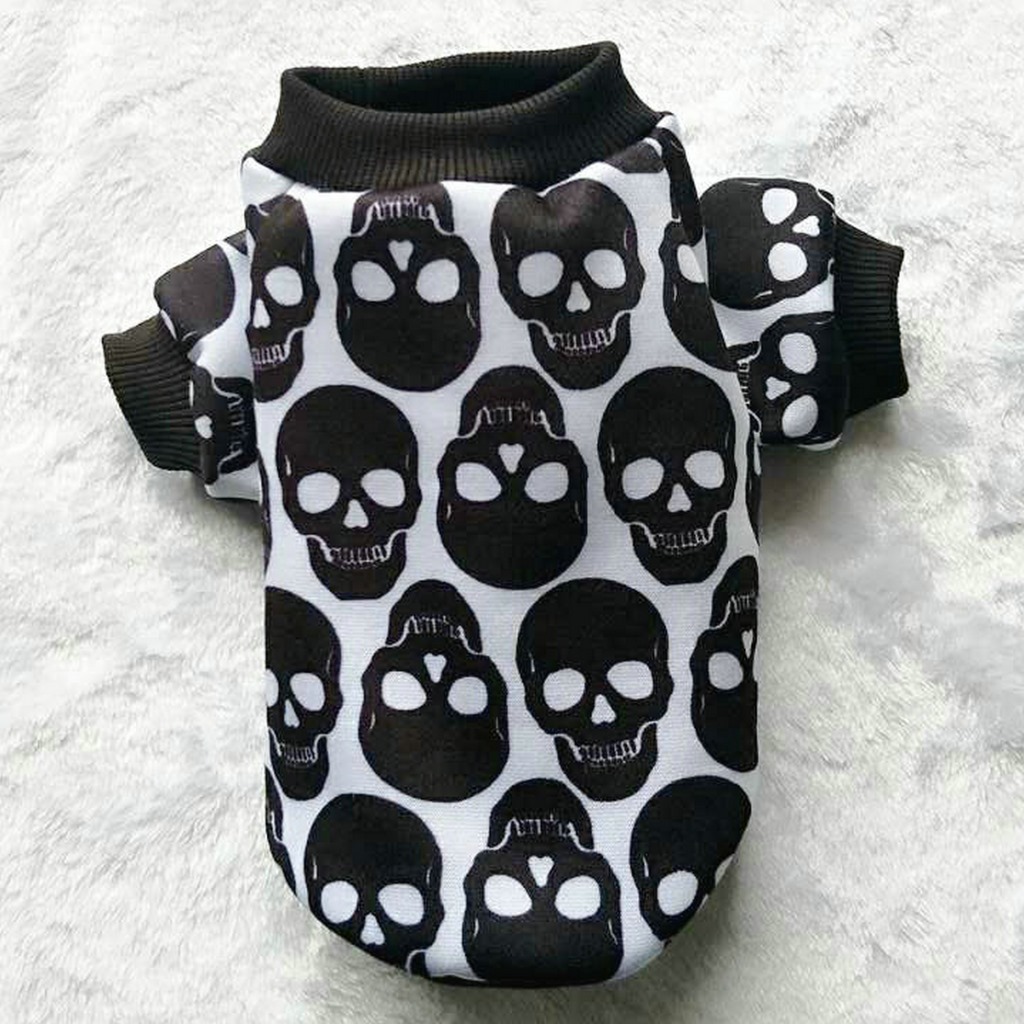 Black ghost head sweater