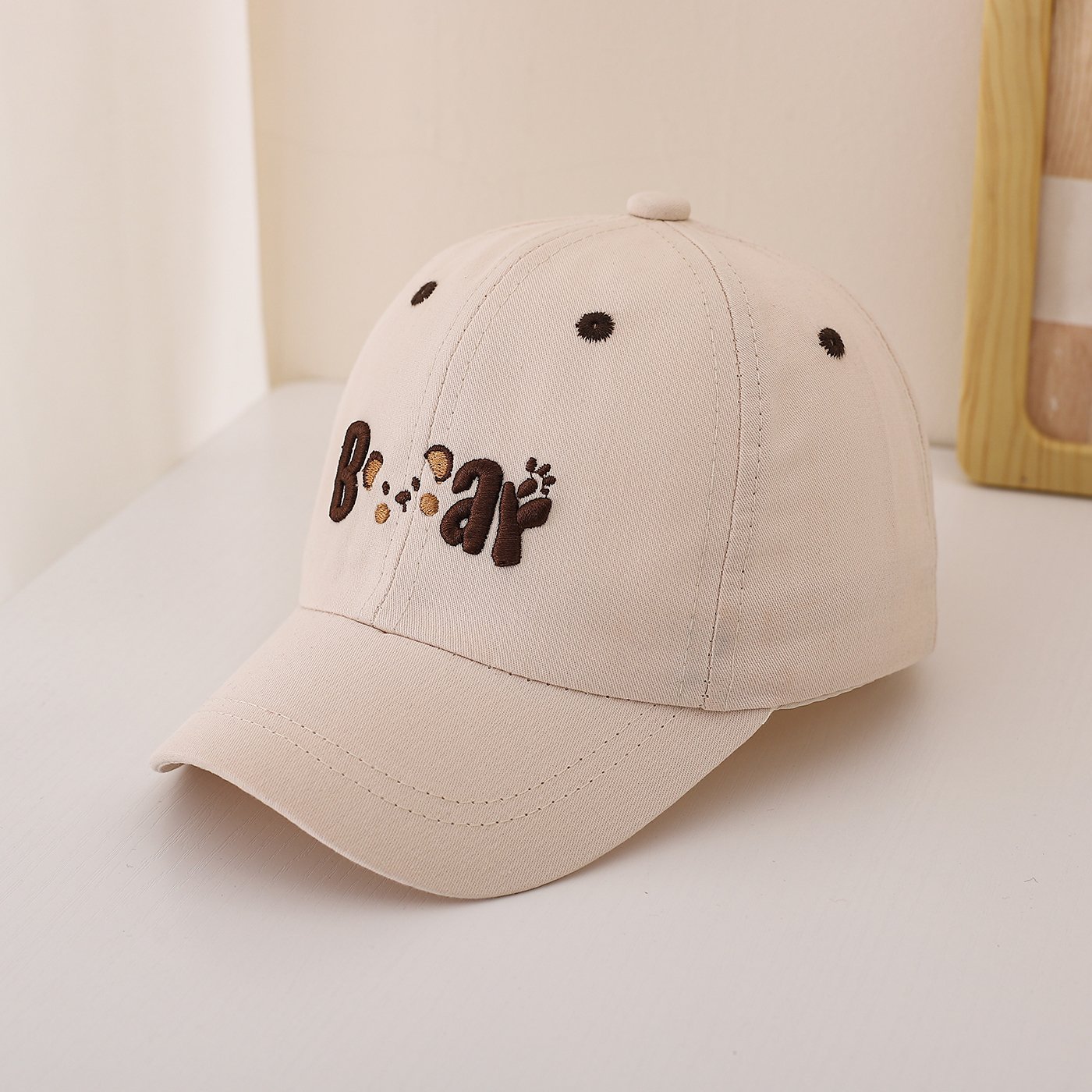 Children's Single-color Simple Cartoon Mouse Letter Embroidery Adjustable Cute And Casual Baseball Cap Suitable For Traveling And Playing 4
