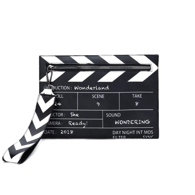 Movie Prop Design Pu Leather Casual Women's Clutch Envelope Bag Women Shoulder Bags Crossbody Messener Bag Black - Shop at LoveMi