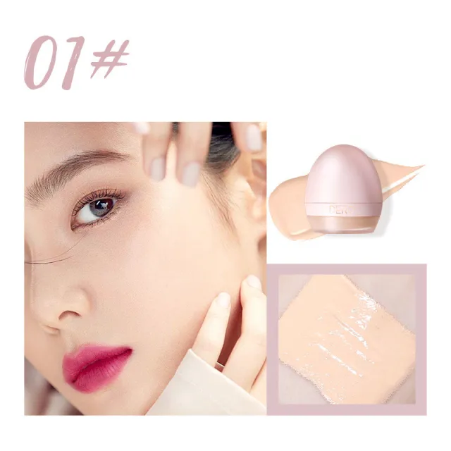 4colors Lightweight Foundation Concealer Cream With Makeup Sponge Brightening Moisturizing Liquid Foundation BBCream - Shop at LoveMi