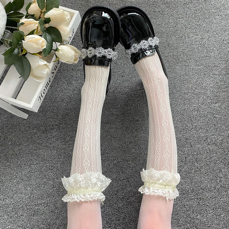 Pile Of Socks Love Soft Sister Cute Lolita Hollow Socks