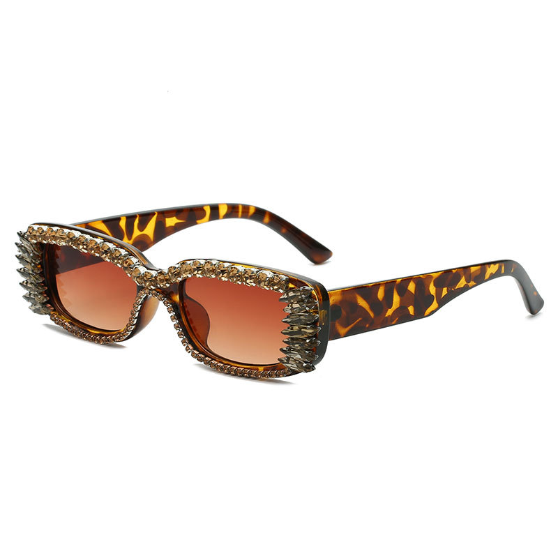 Title 2, Fashion Diamond-studded Sunglasses Small Squar...