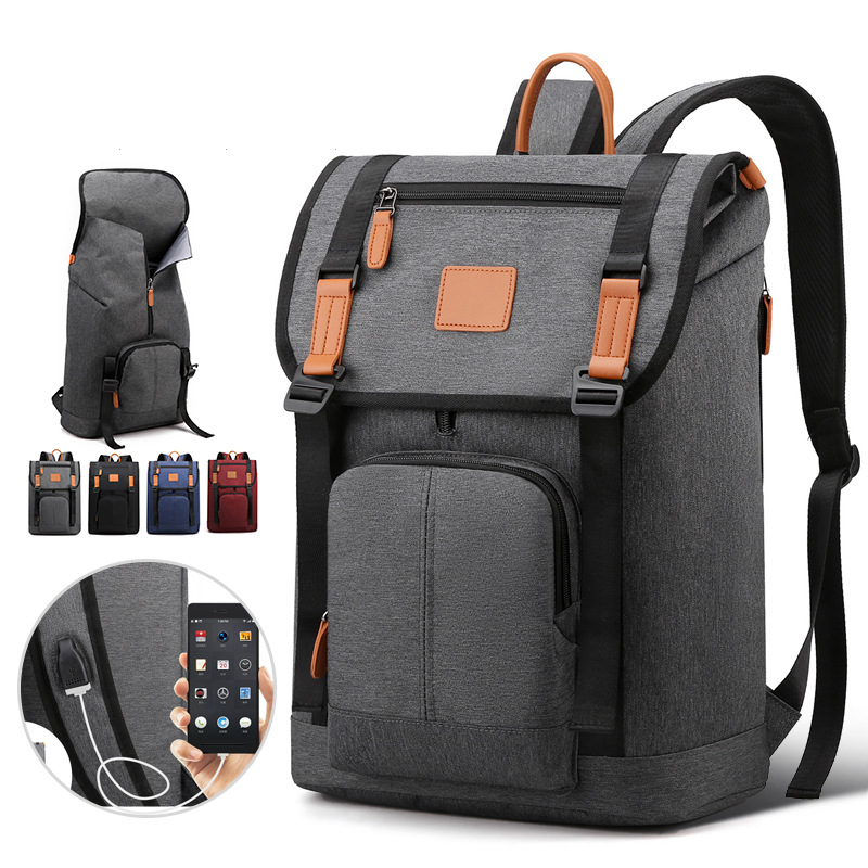 USB Charging Large Capacity Fashion School Bag