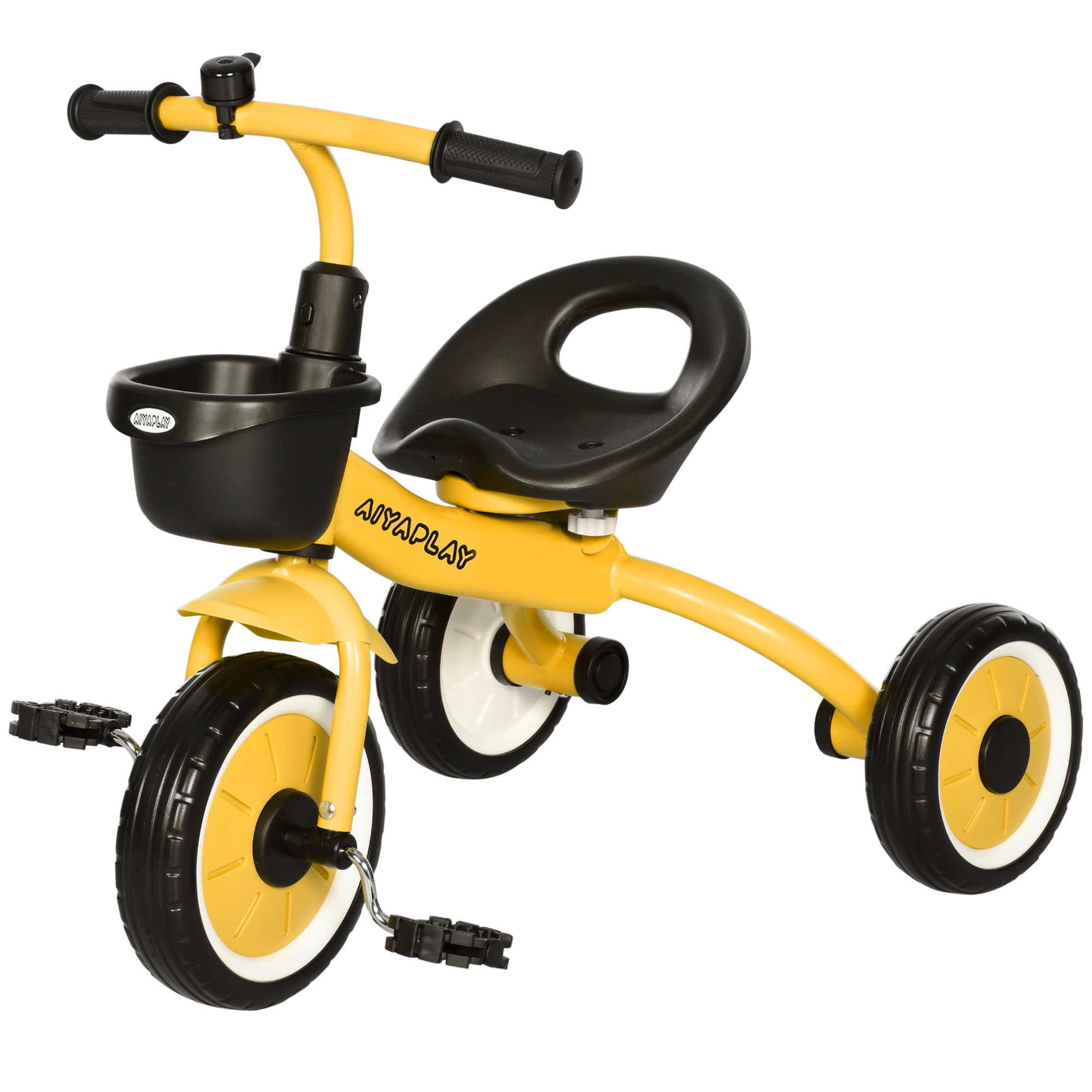 Children's Tricycle With Adjustable Seats, Basket, And Bell, Suitable — image 3