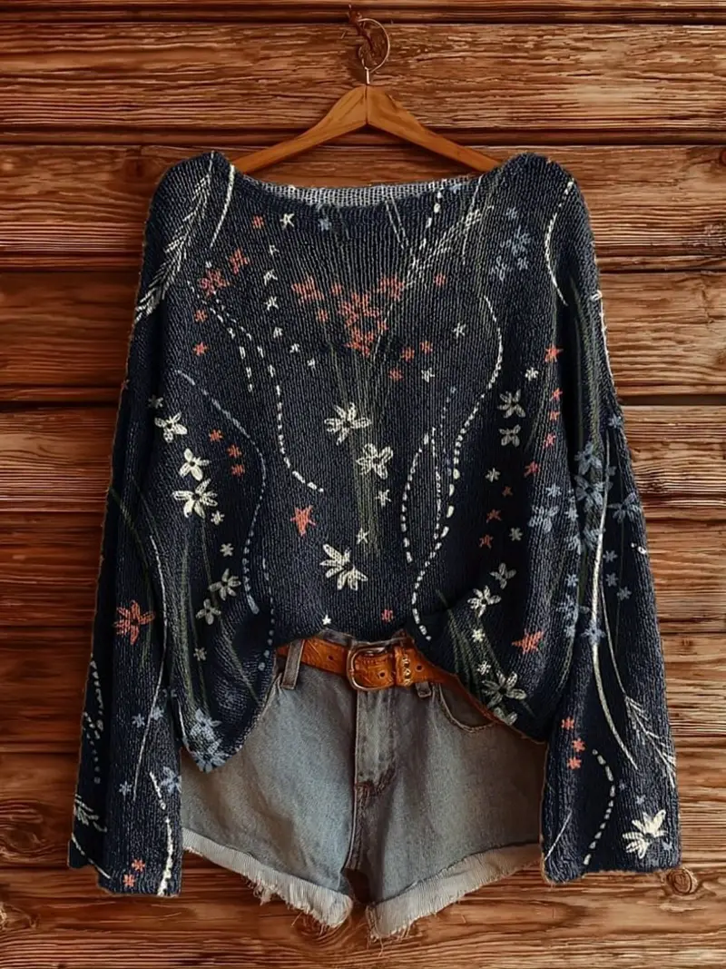 Women's Elegant Long Sleeve Pullover