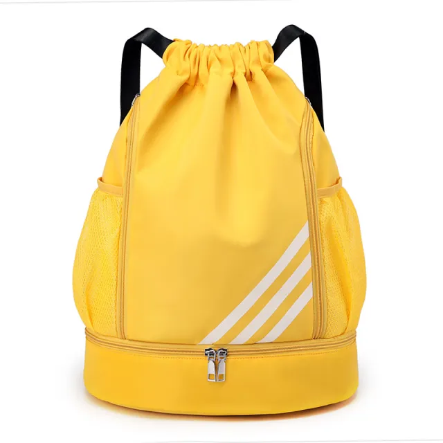 Lightweight Foldable Travel Sports Simple Backpack Yellow - Shop at LoveMi