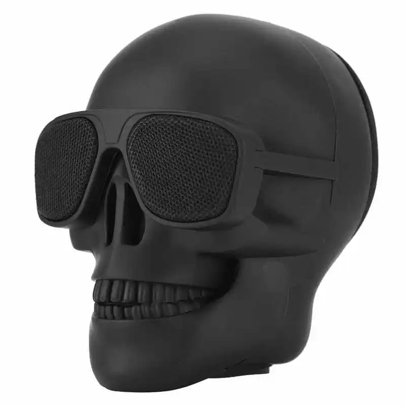 Skull Head Wireless Bluetooth Speaker Card U Disk Mobile