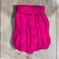 Autumn And Winter Thick Small Size Dog Baby Sweater - Rose Red - View 1