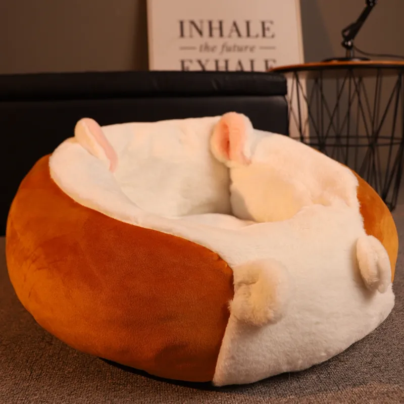 Simple Warm Semi-Enclosed Pet Supplies Mat - Corgi Ass