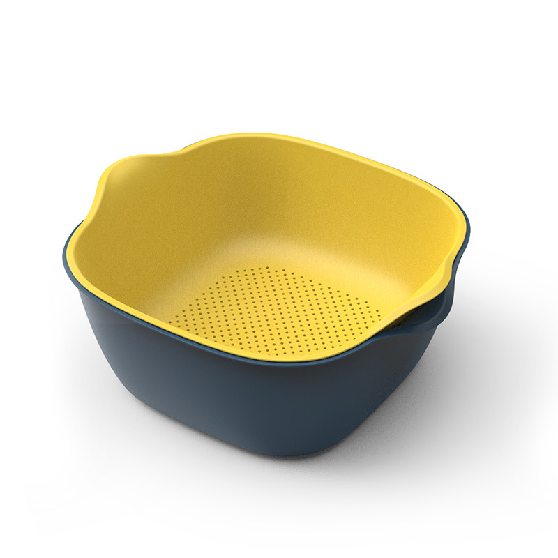 Title 3, Household Simple Plastic Double-layer Drain Basket