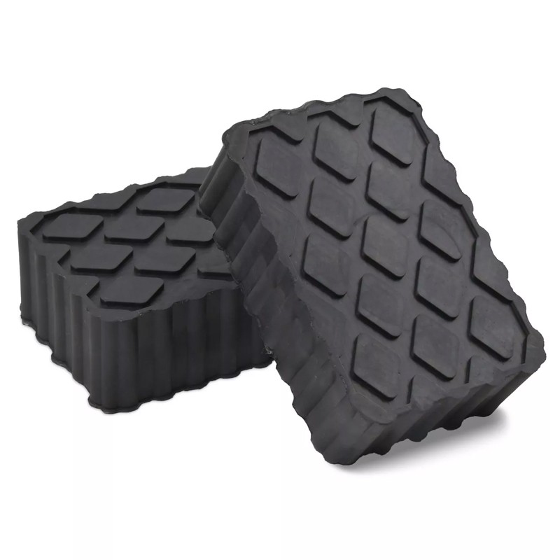 4X Ramp Jacking Rubber Blocks - Universal Scissor Car Lift Pads 120x80x40 Mm — image 7