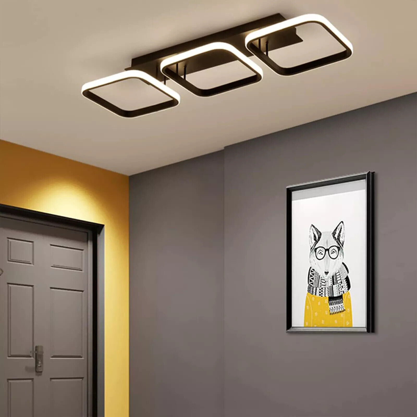 LED Ceiling Light Chic Lights Modern Kitchen Living Room Bedroom Lamp Dimmable — image 6