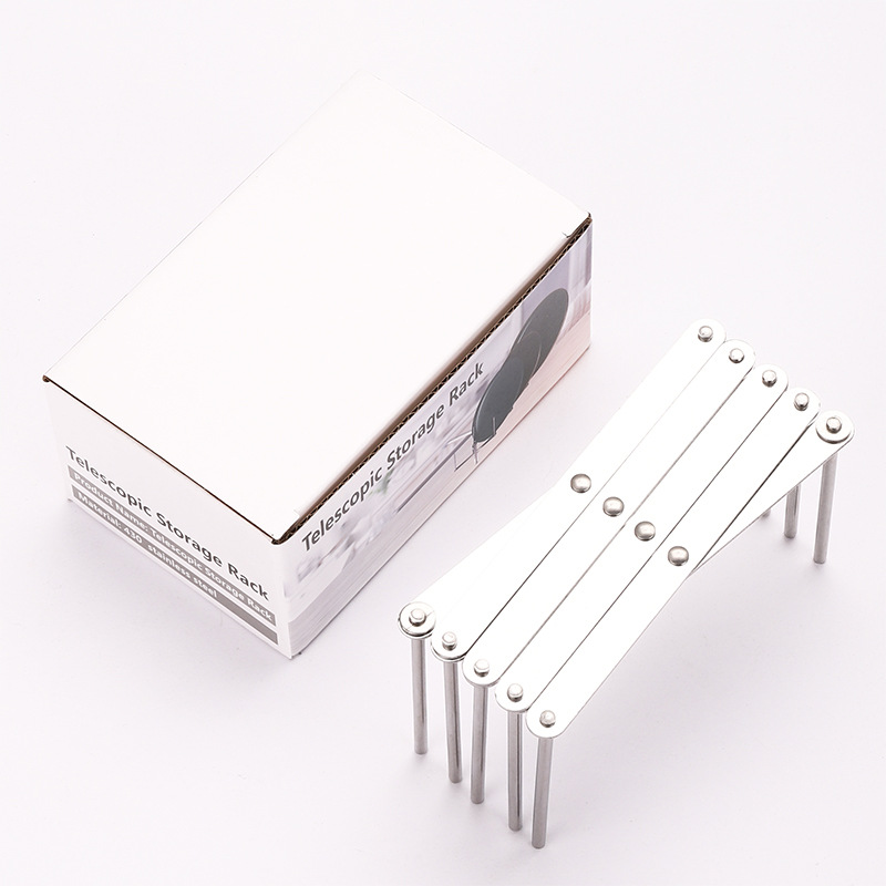 Stainless Steel Telescopic Shelf Folding Kitchen Storage
