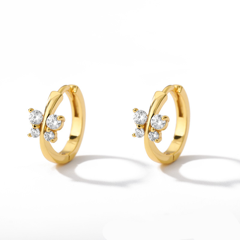 Stainless Steel Butterfly Stud Earrings For Women