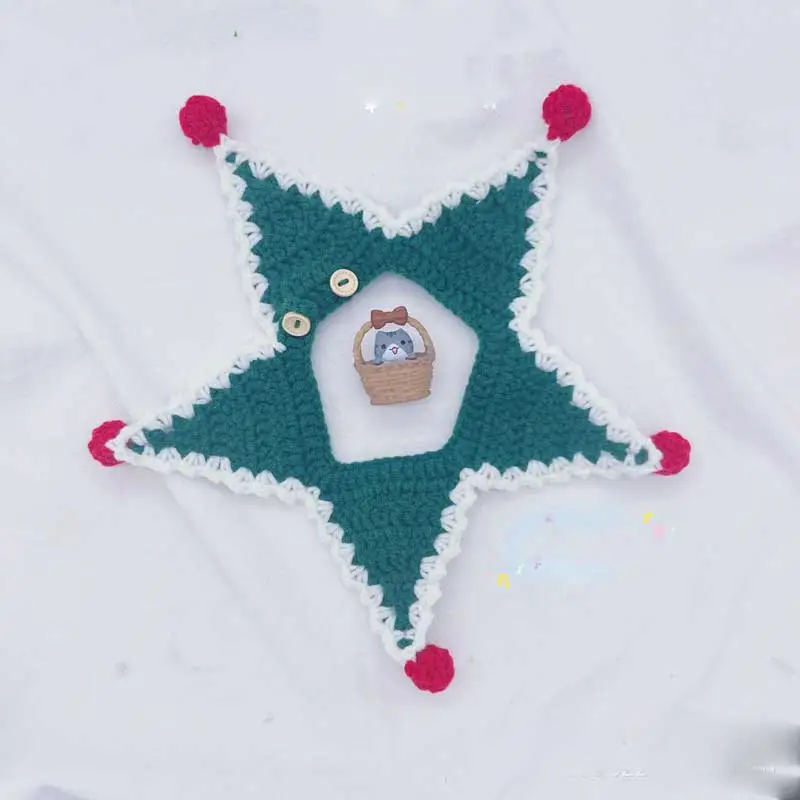 Pet Cat DogChristmas Wool Knitted Collar