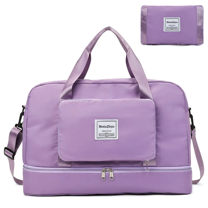 Foldable Travel Duffel Bags Sports Gym Tote