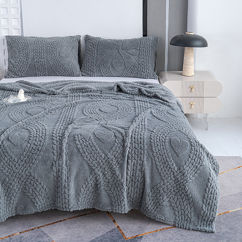 1PC Plush Throw Blanket, Soft Fuzzy Flannel Blanket, Cozy Warm Blanket For Bed Sofa Bedroom, All Season Use 6