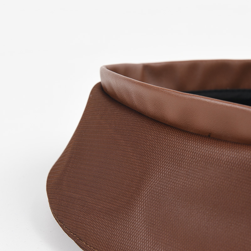 Hat Women Fashion Mesh Composite PU