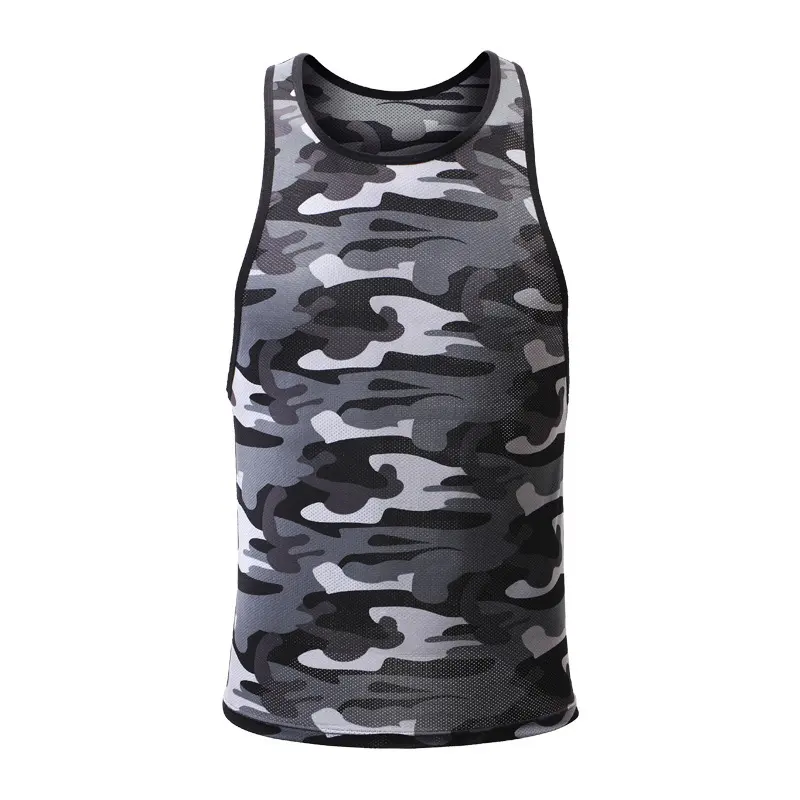 Men's Vest Mesh Camouflage Personalized Sports