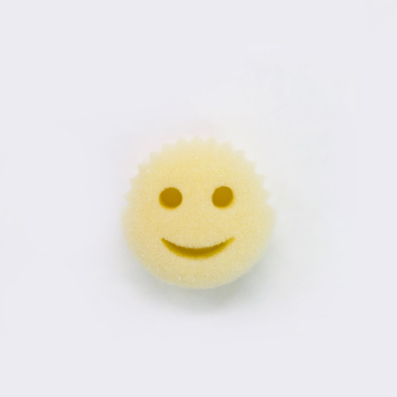 Smiling Face Magic Clean Wipe Loofah