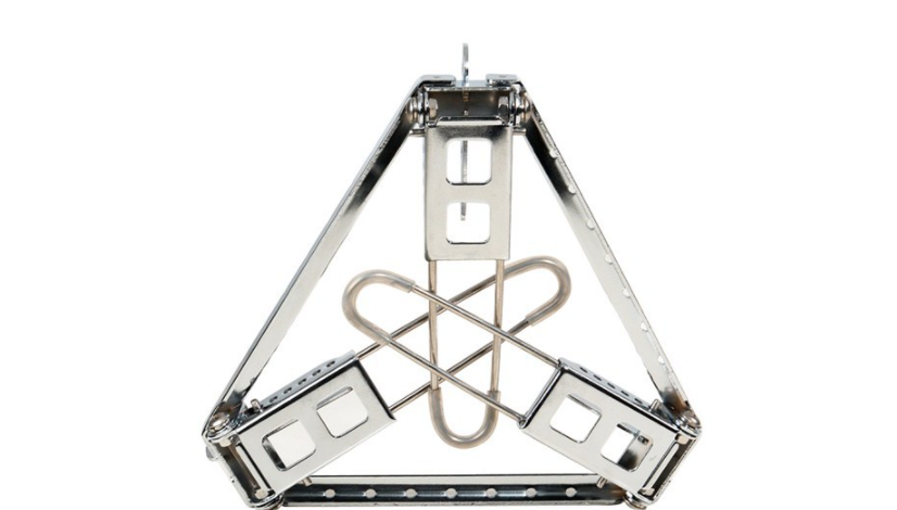 Camping Portable Foldable Camping Stove Bracket Alcohol Stove Wood Stove Burner Oil Stove Bracket Reinforced Base