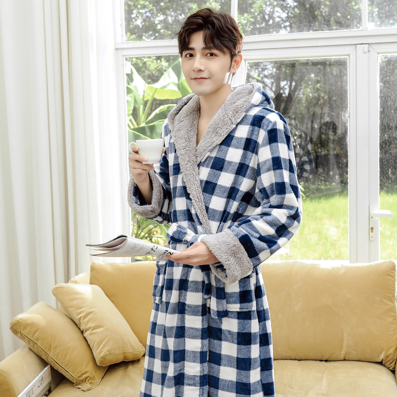 Title 2, Autumn And Winter Bathrobes To Keep Warm Wholes...