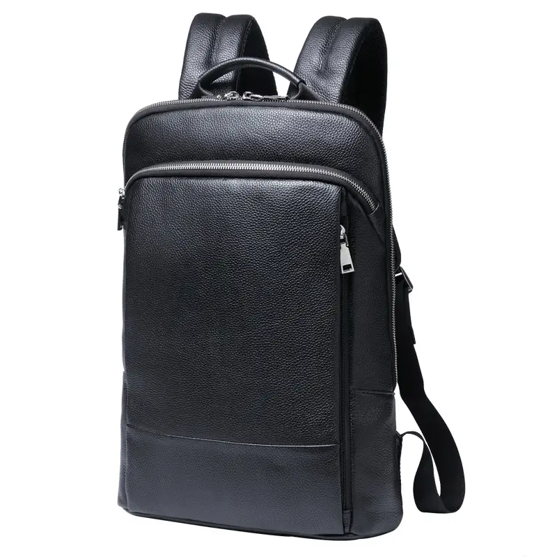 Genuine Leather Backpack For Men's Outdoor Leisure