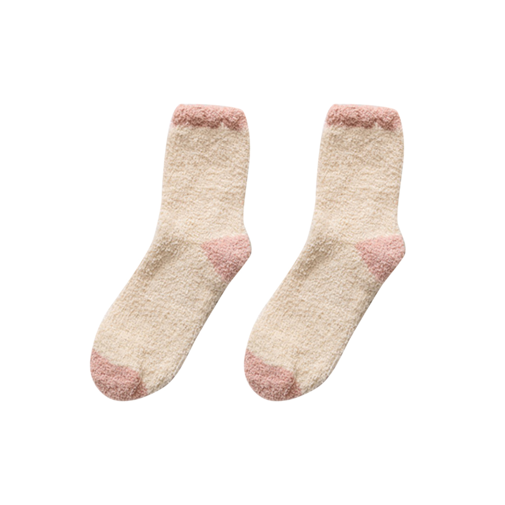 Title 9, Warm Thick Non-Slip Coral Fleece Socks