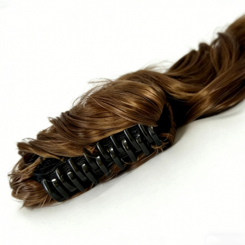 Clip-in Ponytail Hair Extension 22 Inches Wavy CurlySynthetic Wig For Women... 10