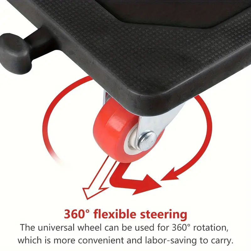 Heavy Duty Furniture Mover, Carbon Steel Furniture Cart, Rotatable Mute Wheel With Brake, Furniture Lift Handling Tool For Easy Movement Of Furniture Appliances Refrigerator,800 Lb Capacity - Image 2